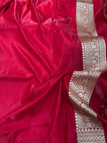 Green Banarasi Handloom Soft Silk Saree