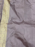 Grey Banarasi Handloom Katan Silk Saree - Aura Benaras