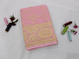 Baby Pink Pure Banarasi Handloom Georgette Dupatta - Aura Benaras